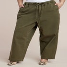 Adjustable Drawstring Casual Pant image number null