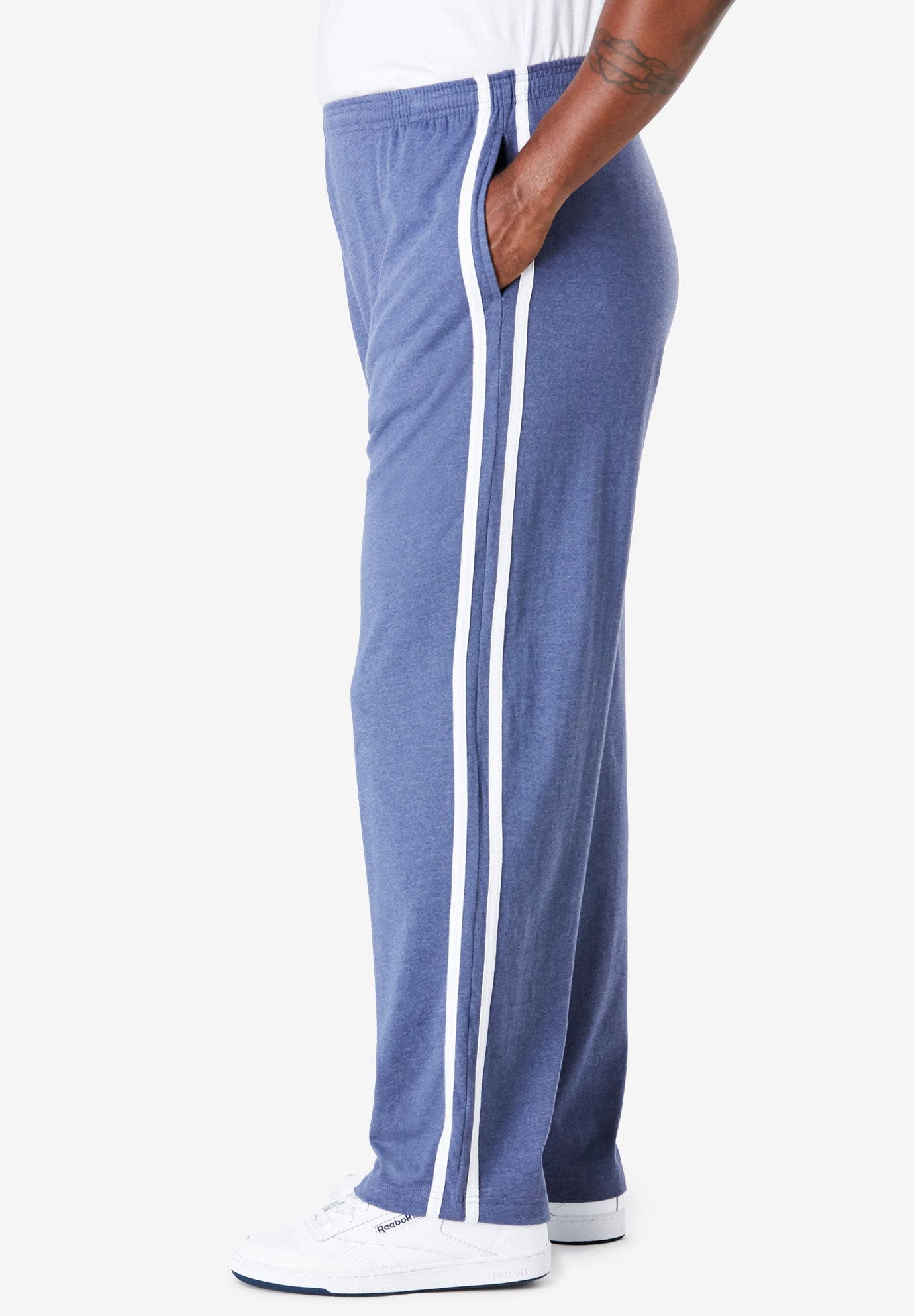 Striped Lightweight Sweatpants | Eloquii