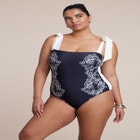 Tie Strap One Piece-Petal Arches image number null