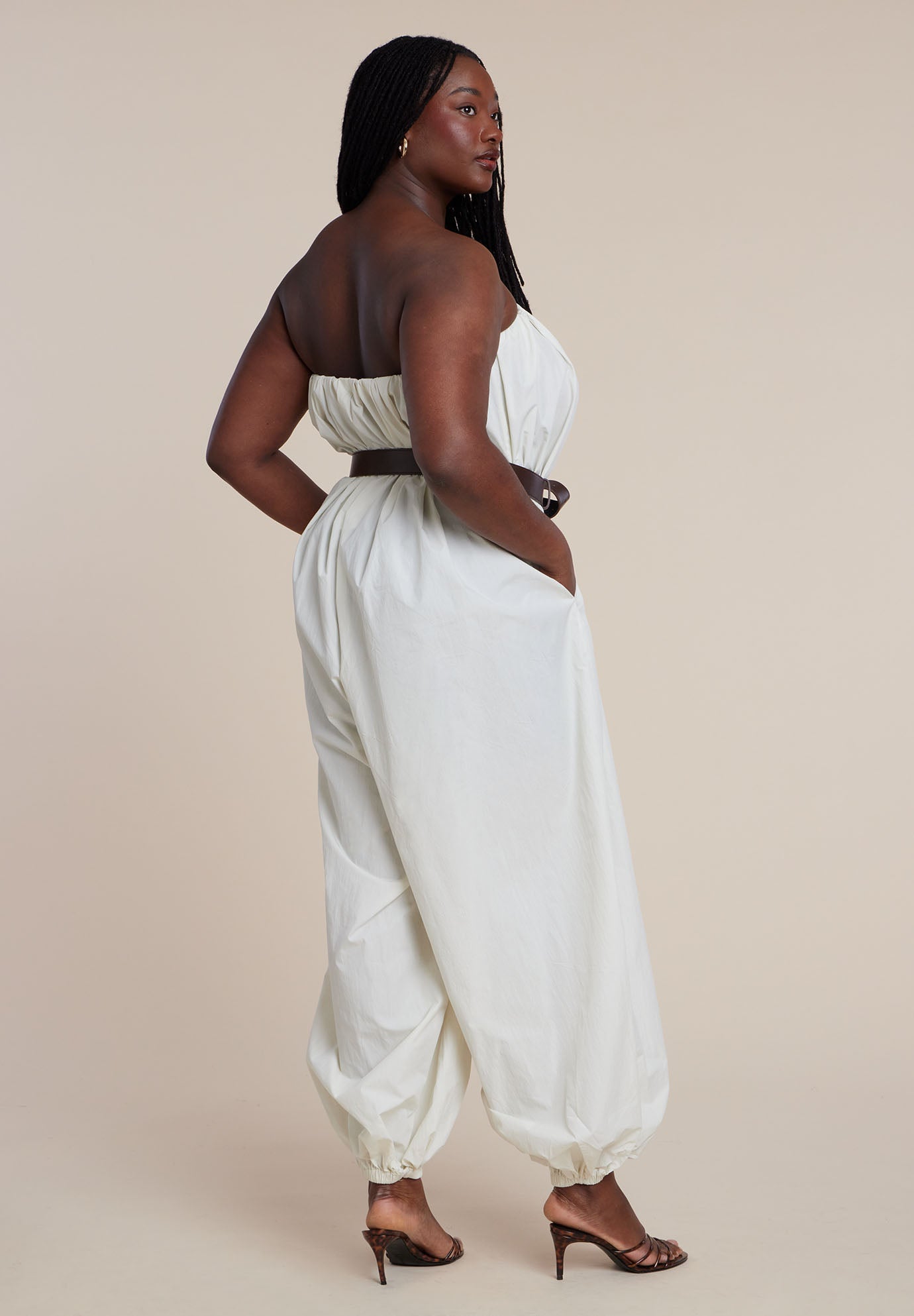 Belted Balloon Jumpsuit image number 6