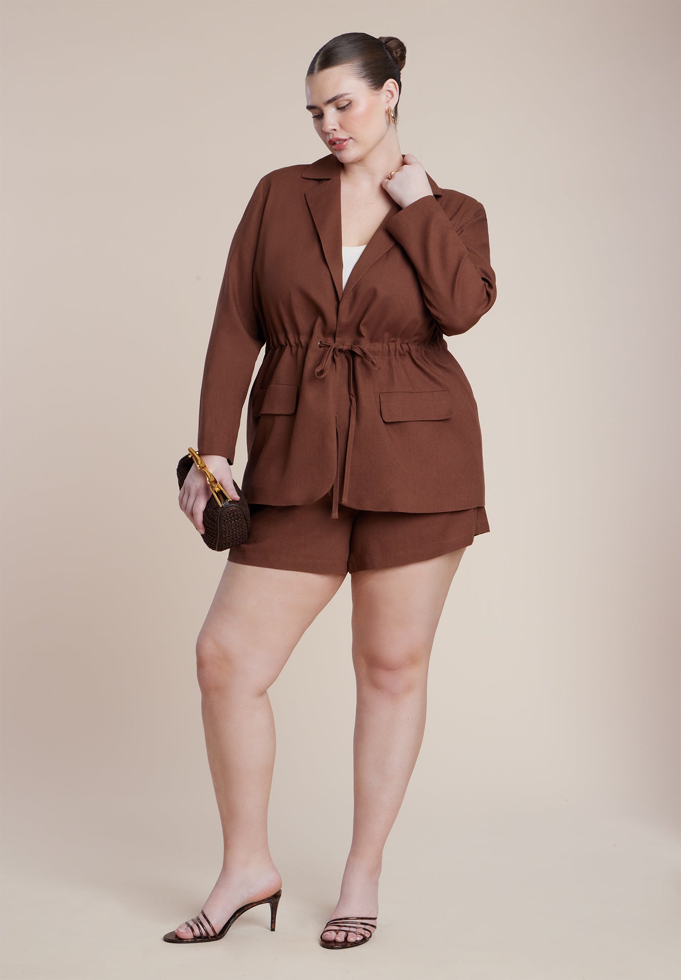 Pull On Linen Short image number 2