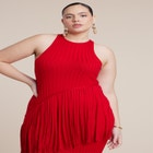 Ribbed Fringe Maxi Dress image number null