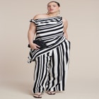 Twist Drape Sarong Top image number null