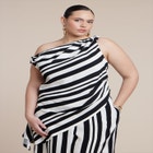 Twist Drape Sarong Top image number null