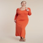 Sweater Dress W Strap image number null