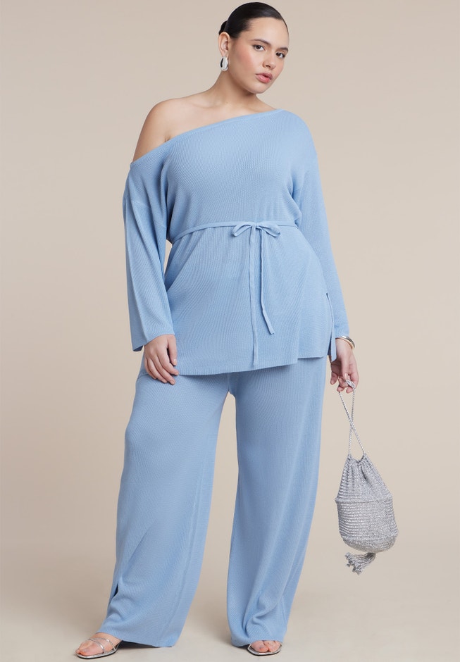 Semi Sheer Knit Pant image number 1