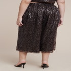 Sequin Pull On Wide Leg Culotte image number null