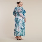 PatBO x ELOQUII Printed Mesh Maxi Dress image number null
