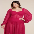 PatBO x ELOQUII Corset Waist Maxi Dress image number null