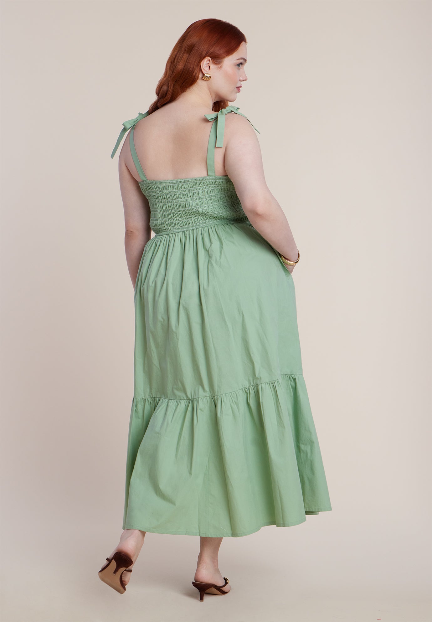 Smocked Bodice Maxi Dress image number 3