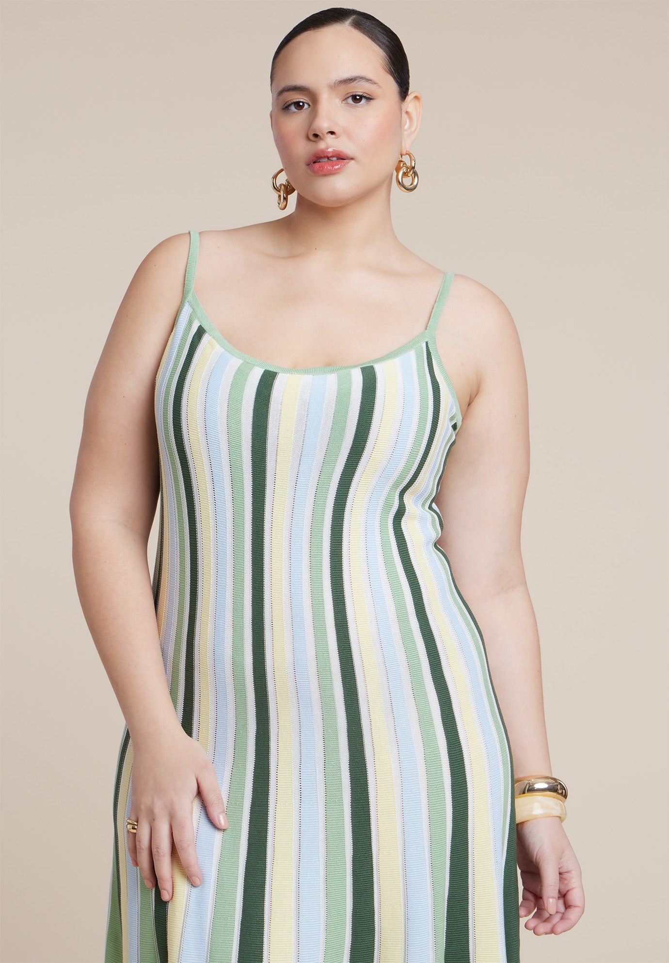 A-Line Sweater Dress image number 3