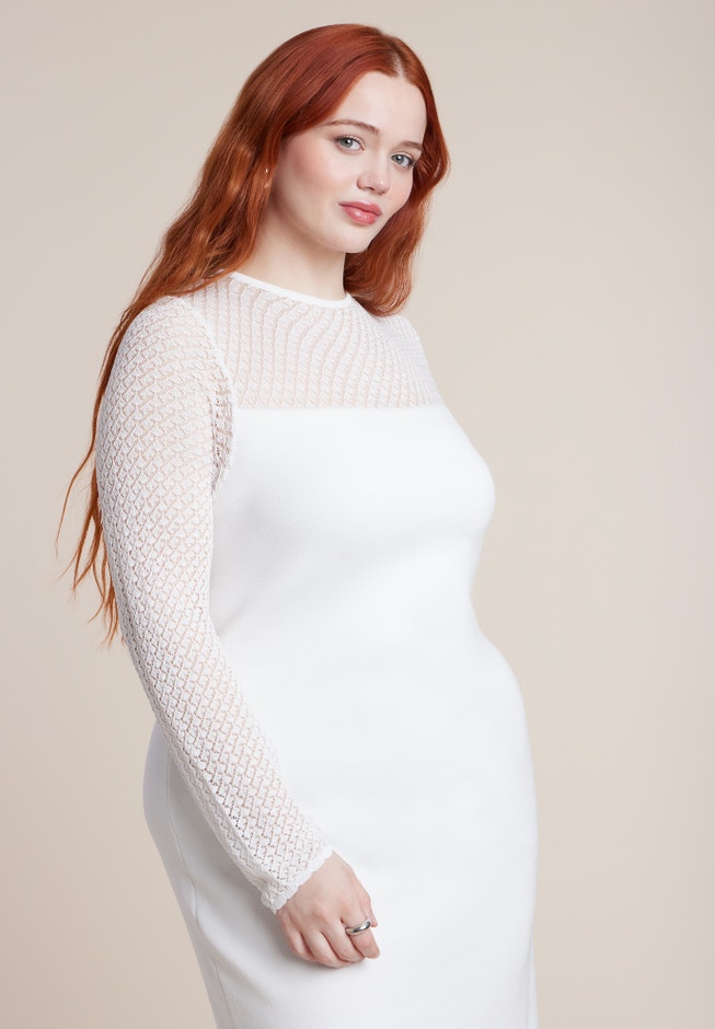 Delicate Stitch Sweater Dress image number 1