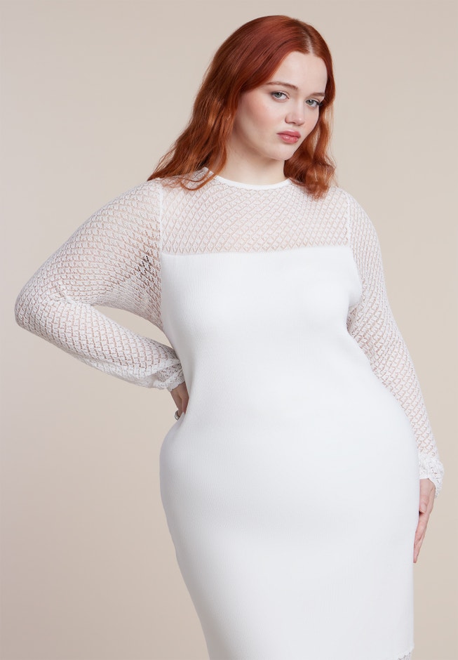 Delicate Stitch Sweater Dress image number 2