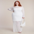 Delicate Stitch Sweater Dress image number null