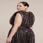 Sequin Strong Shoulder Top image number null