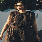 Sequin Strong Shoulder Top image number null