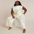 Pleat Detail Longline Top image number null