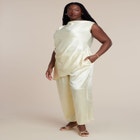 Pleat Detail Longline Top image number null