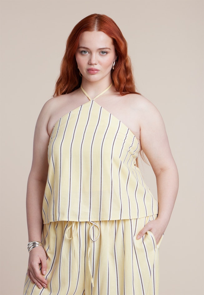 Linen Halter Top image number 2
