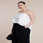 Cascading Linen Crop Top image number null