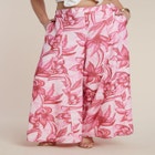 PatBO x ELOQUII Wide-Leg Godet Pants image number null