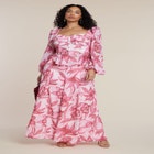 PatBO x ELOQUII Wide-Leg Godet Pants image number null