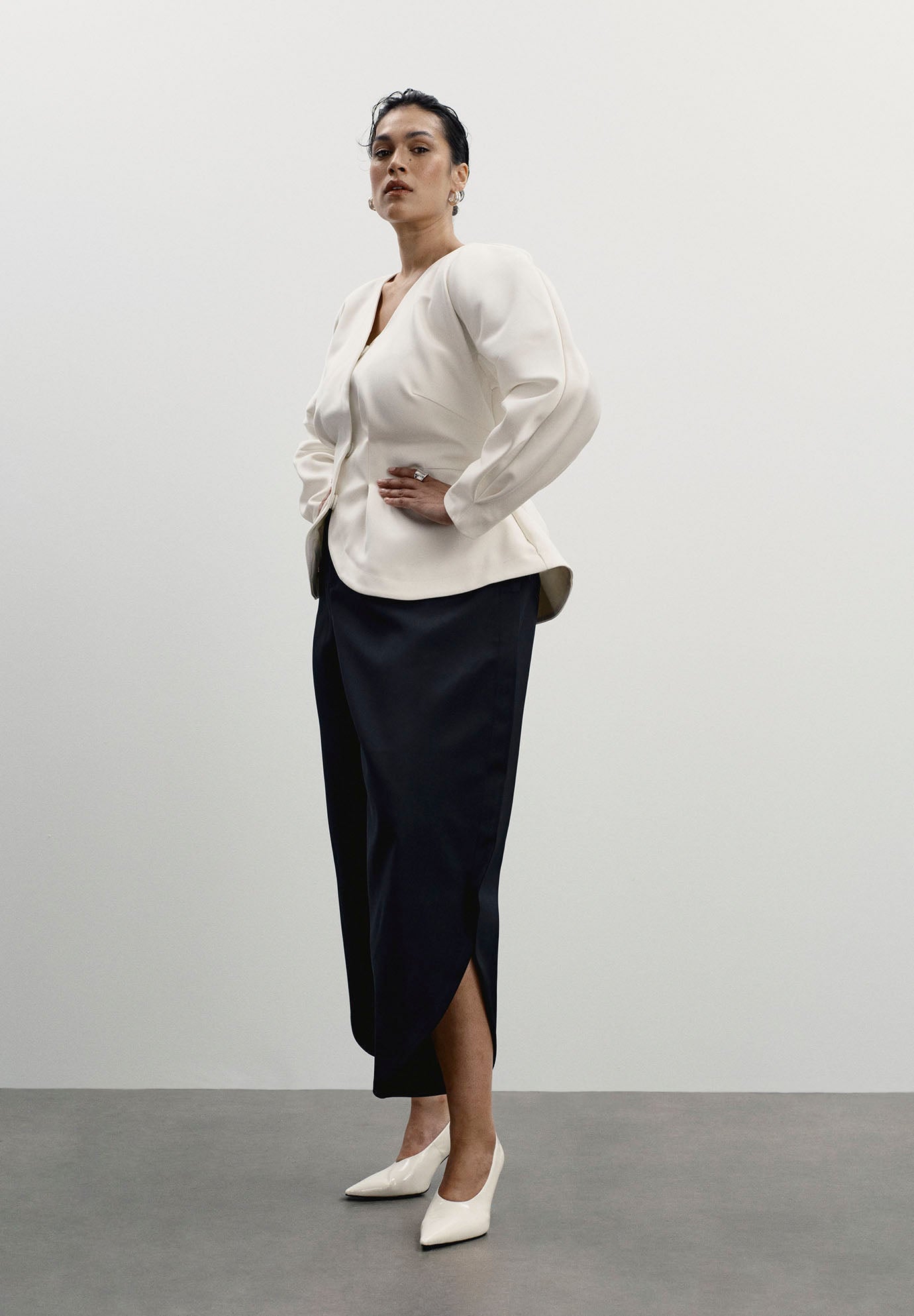 Crescent Moon Split-Leg Pant image number 1