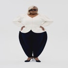 Crescent Moon Split-Leg Pant image number null