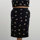 Embellished Column Midi Skirt image number null