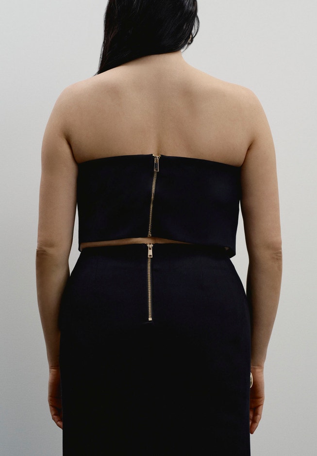 Embellished Column Midi Skirt image number 3