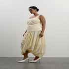 Draped Hem Maxi Dress image number null