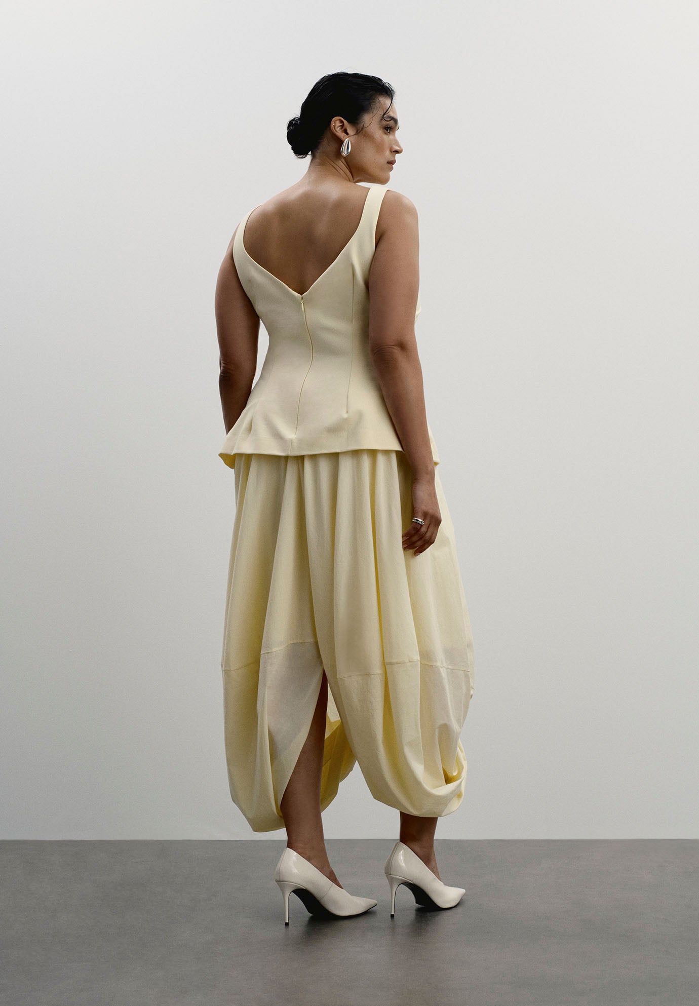 Draped Hem Maxi Dress image number 4