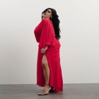 Sheer Draped Gown image number null