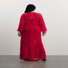 Sheer Draped Gown image number null