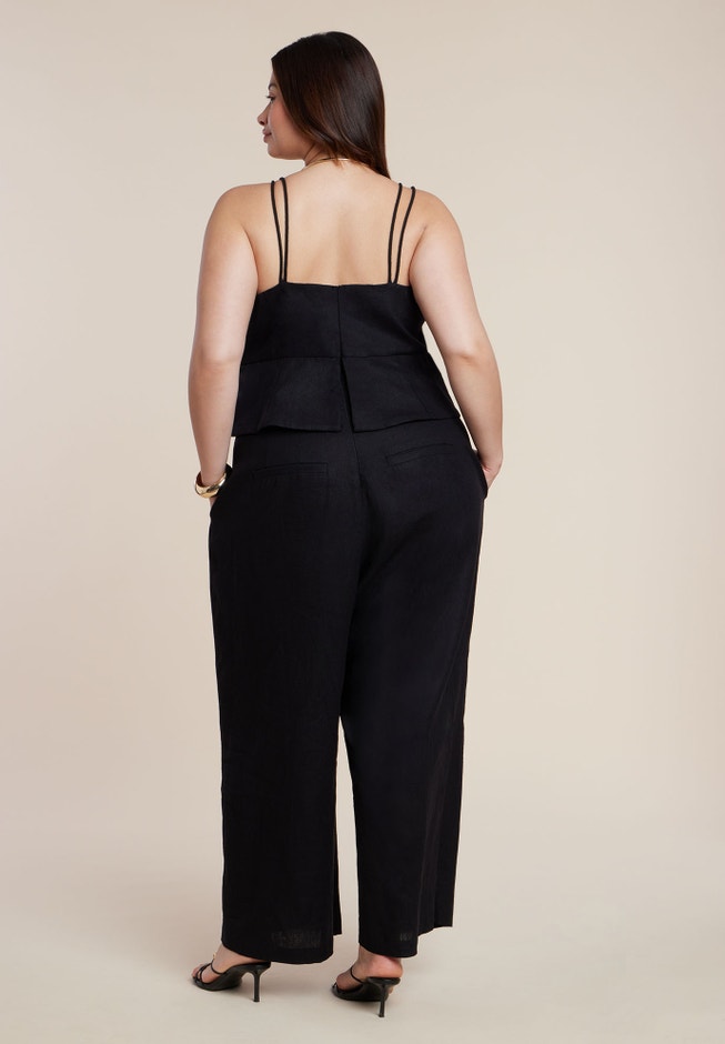 Embroidered Pleated Jumpsuit image number 4