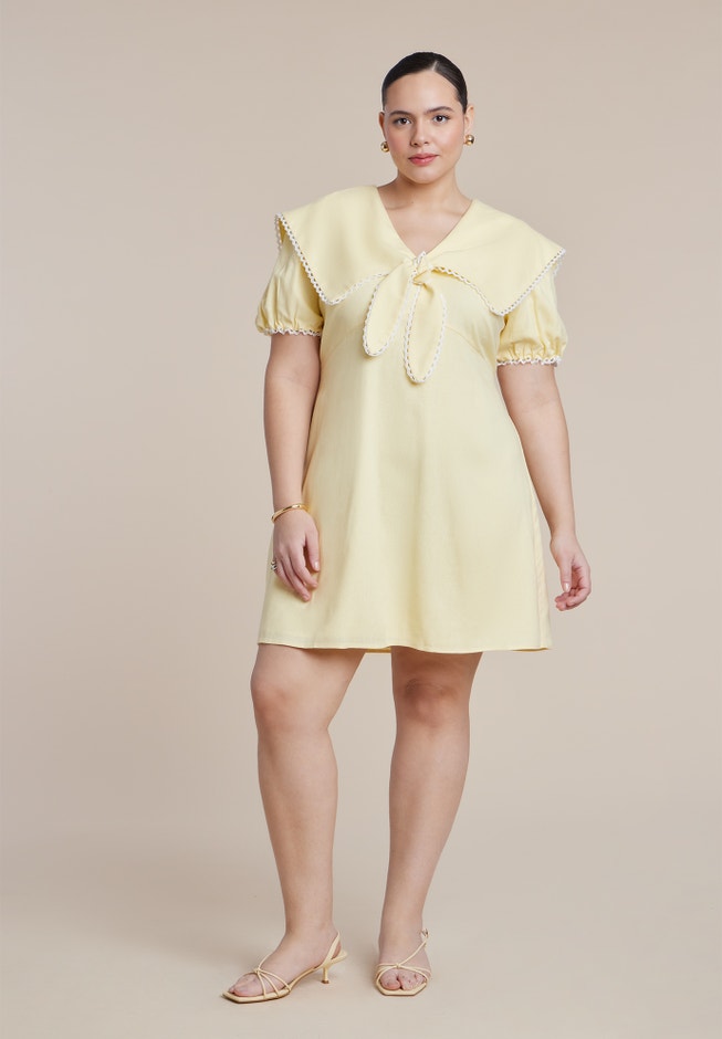 Sailor Collar Mini Dress image number 2