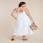 A-Line Denim Midi Dress image number null