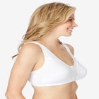 Cotton Front-Close Wireless Bra image number null