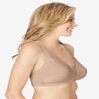 Cotton Front-Close Wireless Bra image number null
