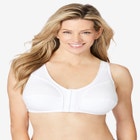 Cotton Front-Close Wireless Bra image number null