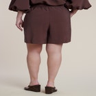 Peached Fabric Pull-On Short image number null