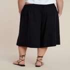 Wide-Leg Drawstring Culotte image number null