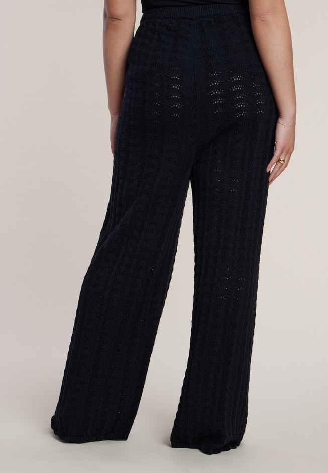 Pointelle Stitch Sweater Pant image number 2