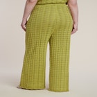 Pointelle Stitch Sweater Pant image number null