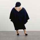 Structured Cape Midi Dress image number null