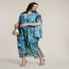 Shell Detail Wide-Sleeve Kaftan image number null