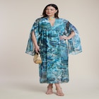 Shell Detail Wide-Sleeve Kaftan image number null