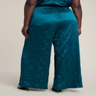 Crinkle Satin Wide-Leg Pant image number null