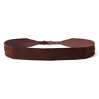 Faux Suede Front-Buckle Belt image number 1