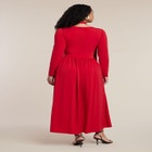 Tie Front Knit Maxi Dress image number null